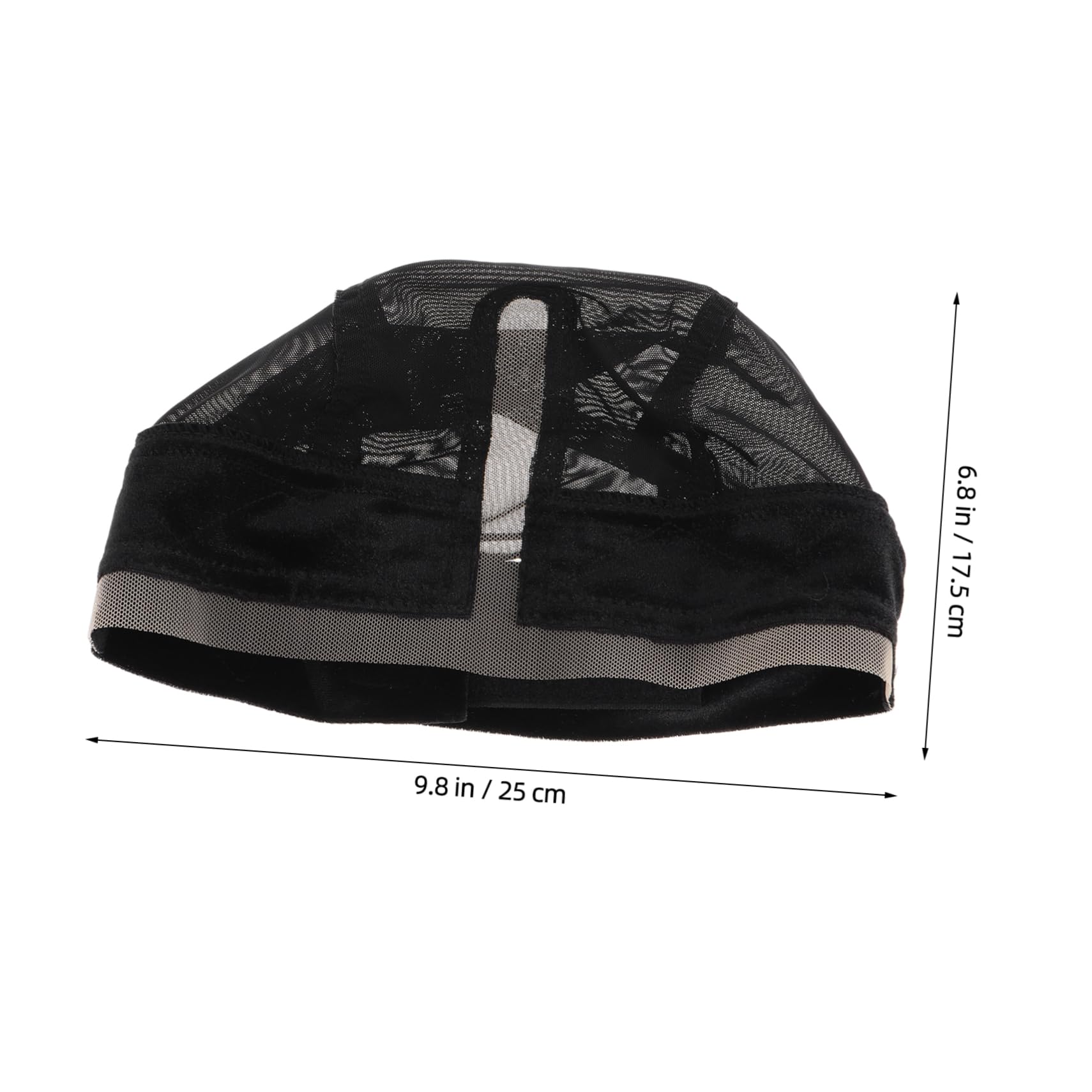 Healeved Comfortable Wig Cap Weaving Cap Large Hole Design for Optimal Airflow s 46 Cm