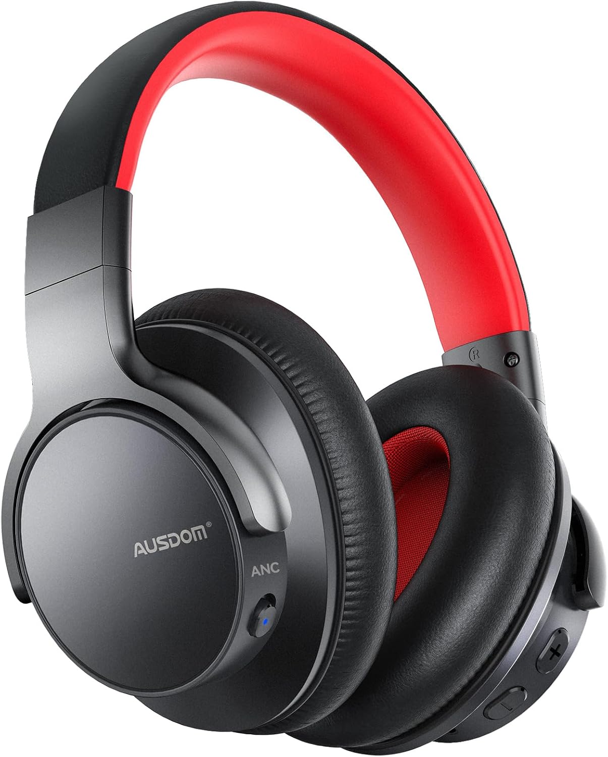 AUSDOM Active Noise Cancelling Headphones, Wireless Over Ear Bluetooth Headphones with Deep Bass, Memory Foam Ear Cups, 50H Playtime, Hi-Fi Stereo Audio, 3.5mm Wired Audio Jack, for Travel/Home/Office AUSDOM Active Noise Cancelling Headphones, Wireless Over Ear Bluetooth Headphones with Deep Bass, Memory Foam Ear Cups, 50H Playtime, Hi-Fi Stereo Audio, 3.5mm Wired Audio Jack, for Travel/Home/Office