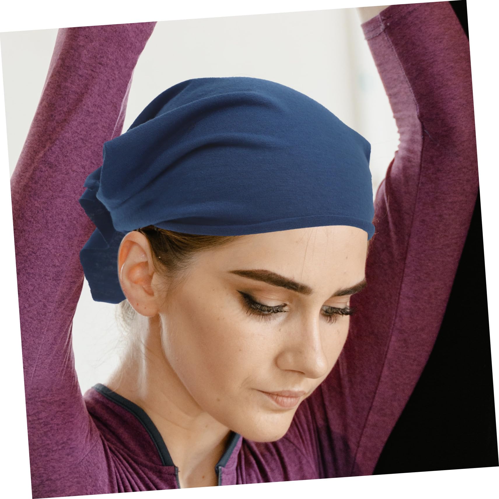 6 pezzi Sciarpe Elastiche per Capelli Donna Bandane Triangolari Boho in Traspirante e Confortevole Fasce Moda Antiscivolo per Stili Estivi e Casual Colori Vari