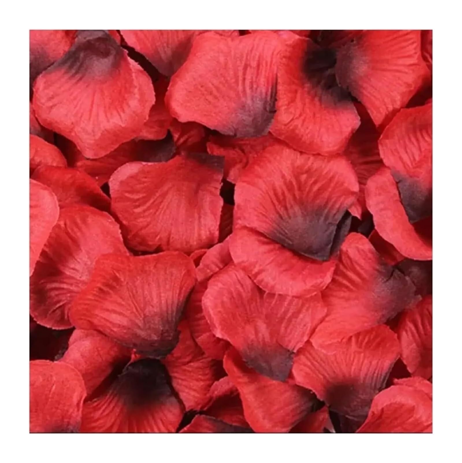 CYJAZNHH Artificial Rose Petals, Rose Petals Multicolor 1000/2000 Pcs(Black Red,1000PCS)