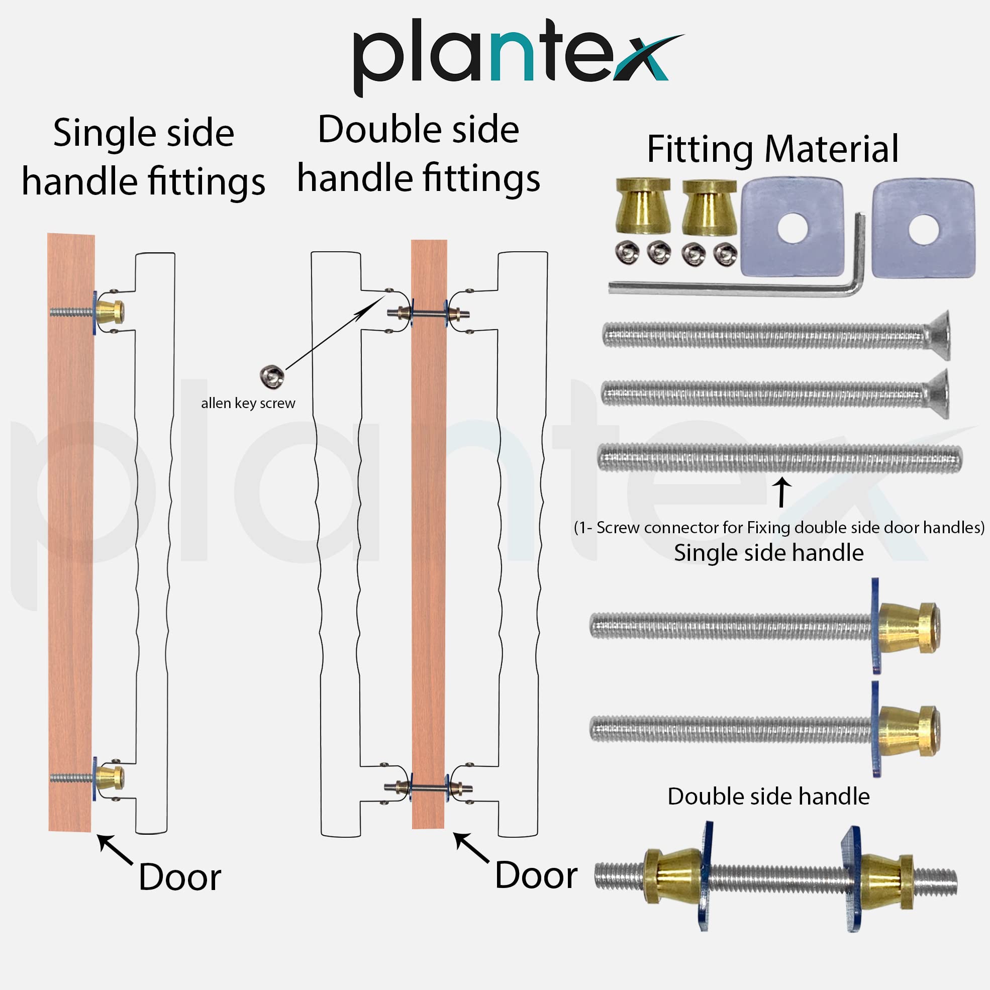 Plantex Premium Elephant Main Door Handle/17-inches Door Handle Main Door/Pull Push Handle/Door and Home Decor - Pack of 1 (677-Golden Finish) — Amazon image 6