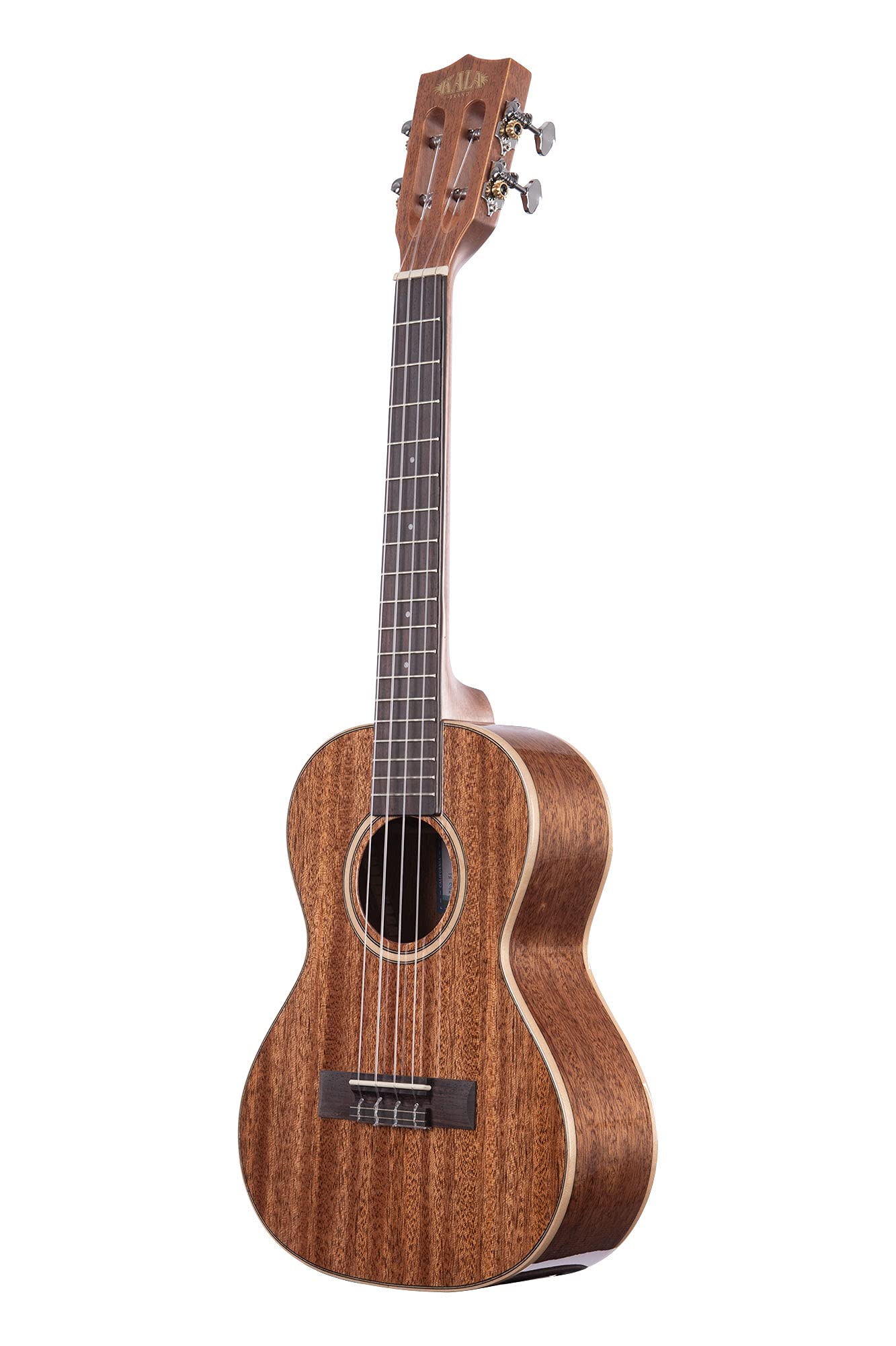 Kala KA-SMH-TG Gloss Solid Mahogany Tenor Ukulele with Case
