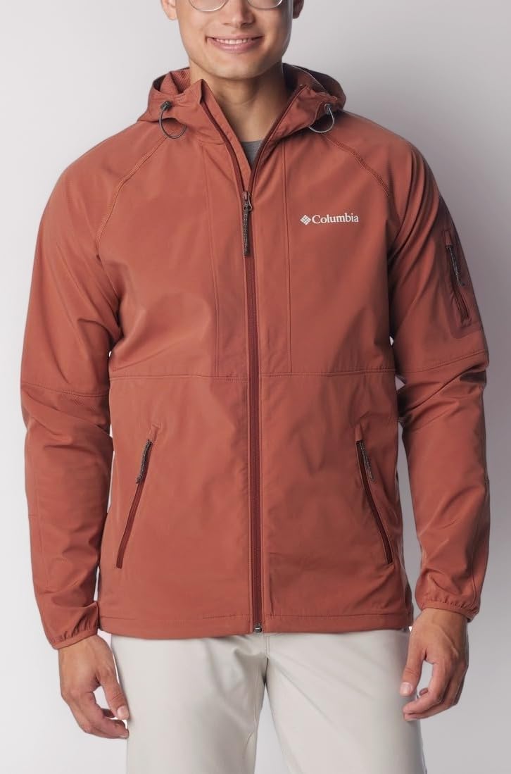 Columbia Men Omni-Shield Tall Heights Hooded Softshell Hiking and Trekking Jacket