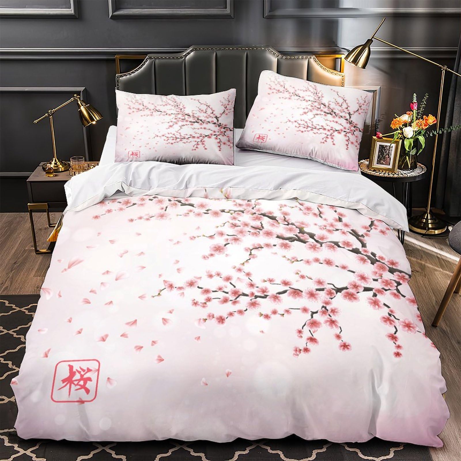 Parure de lit 3D camouflage anti-transpiration avec housse de couette zippée 220x240