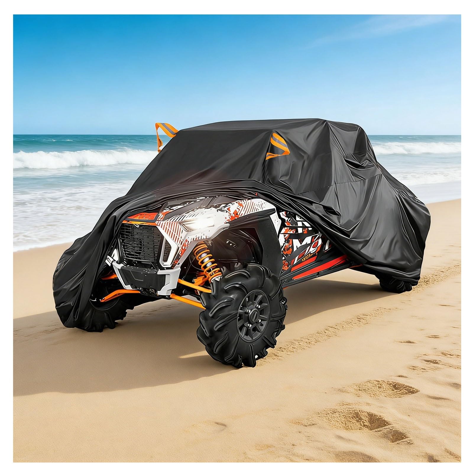 Housse voiture UTV pour camping en plein air et hivernage de votre vélo de plage L