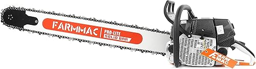 Miniatura 6 de FARMMAC Motosierra de gas F660VW, NEOTEC Motosierra de 92 cc, 2 ciclos de gasolina, 5.2KW 7HP apto para barra de 252836 pulgadas, todas las piezas