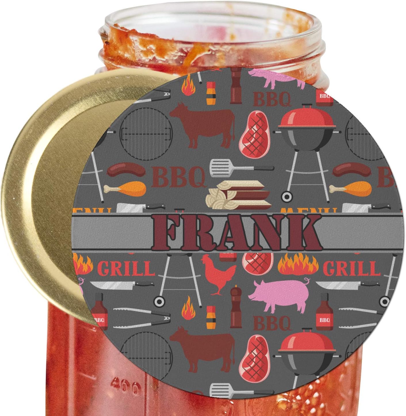 Personalized Barbeque Jar Opener