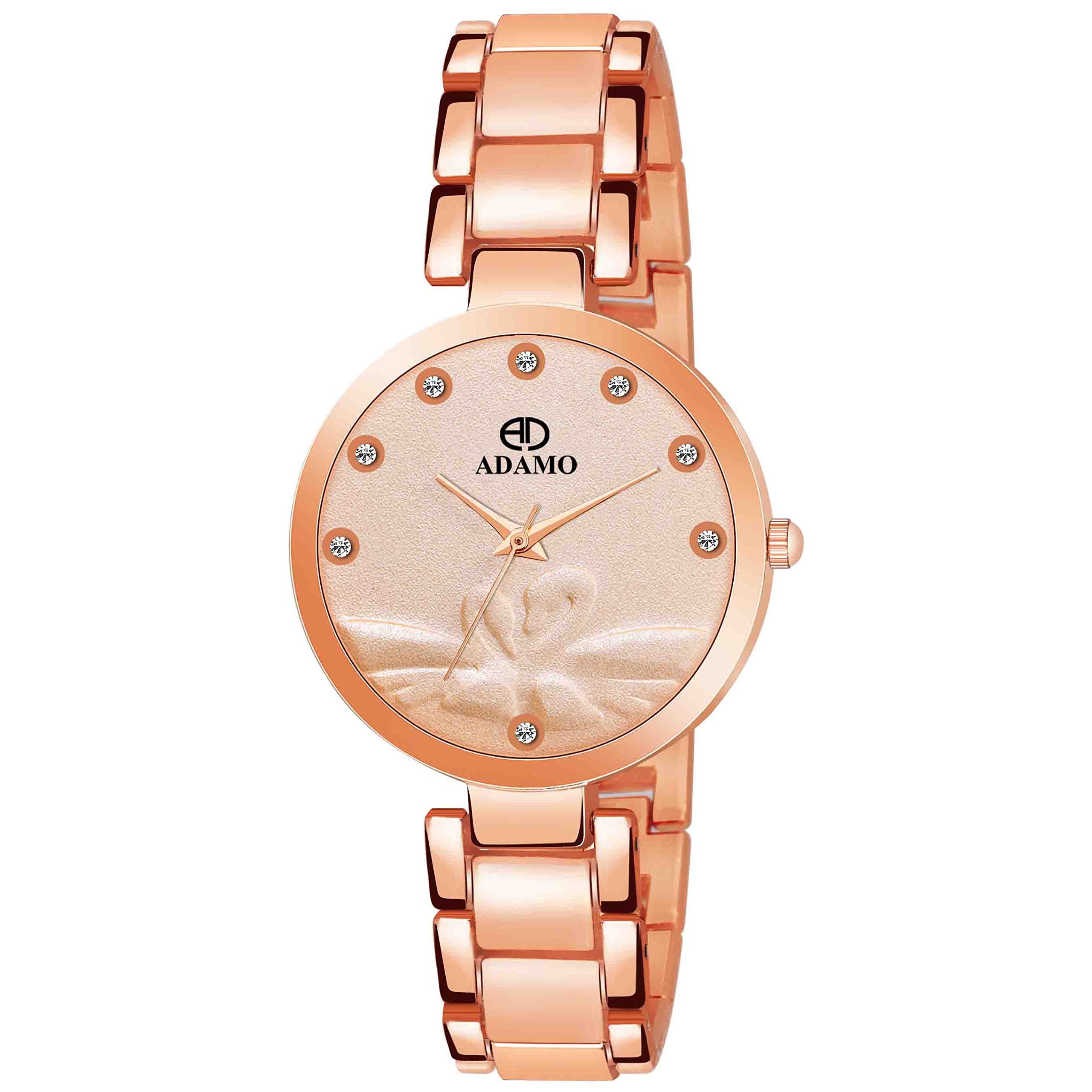 ADAMO Enchant Rose Gold Dial Womens & Girls Watch 867KKM21 (B09MLS7FFP) Amazon Price History, Amazon Price Tracker