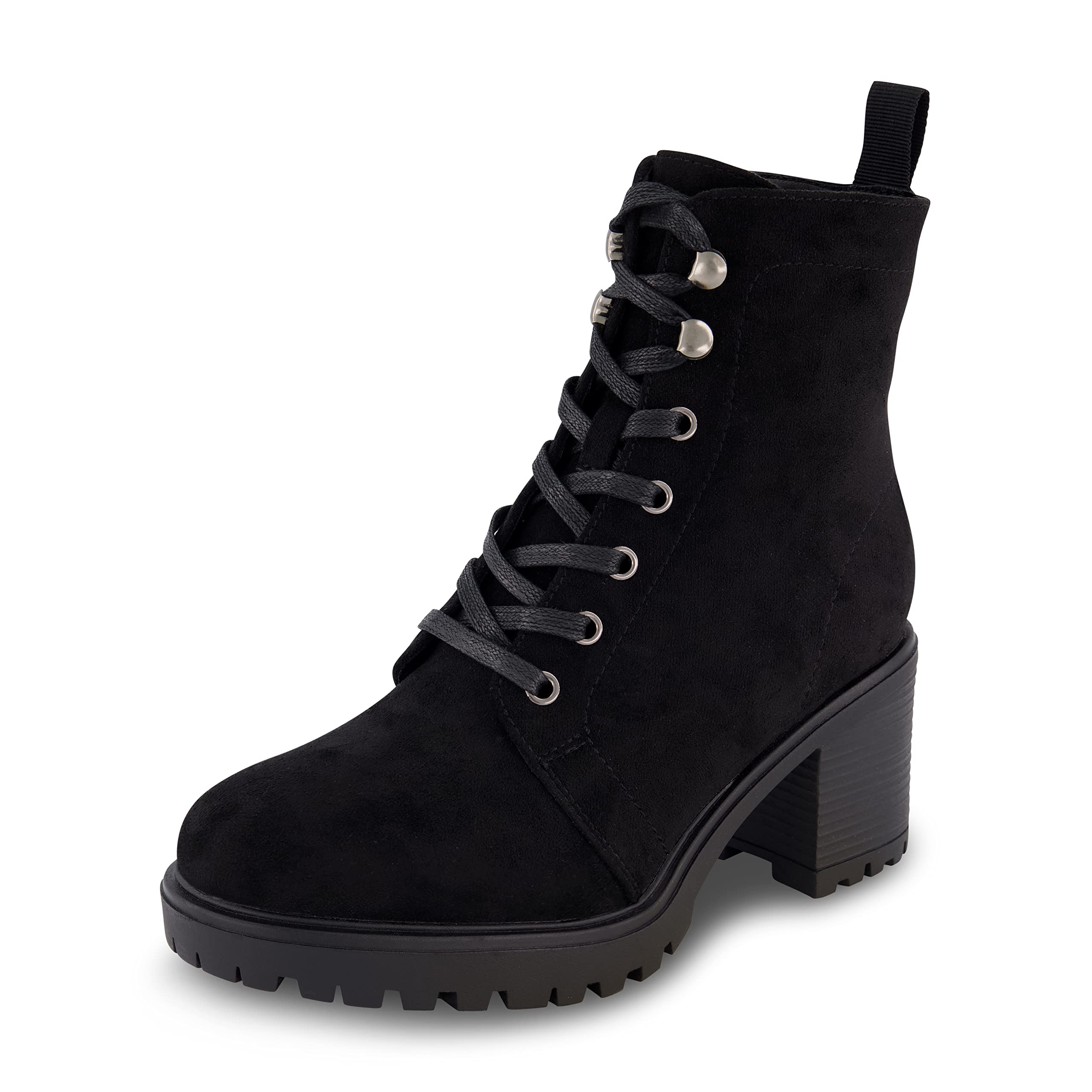 CUSHIONAIRE Womens James lace up boot Memory Foam Wide Widths Available