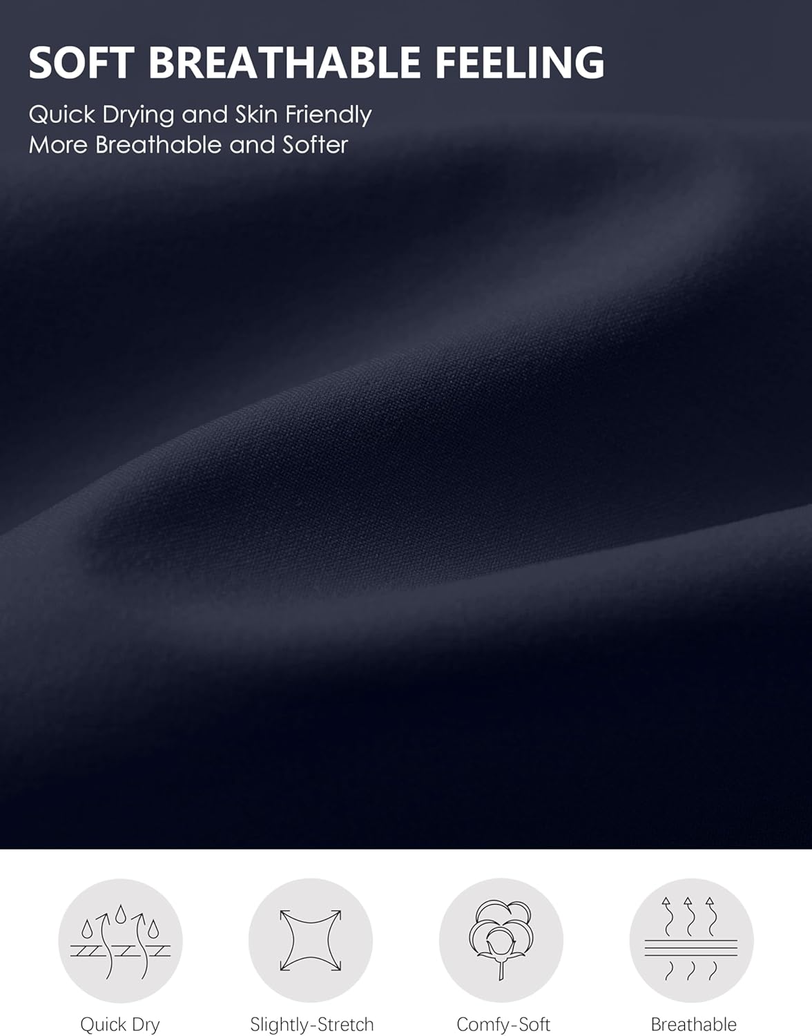 Soothfeel High Waisted Athletic Running Shorts for Women Dolphin Short High Split Quick Dry Gym Workout Shorts with Liner - Image 7