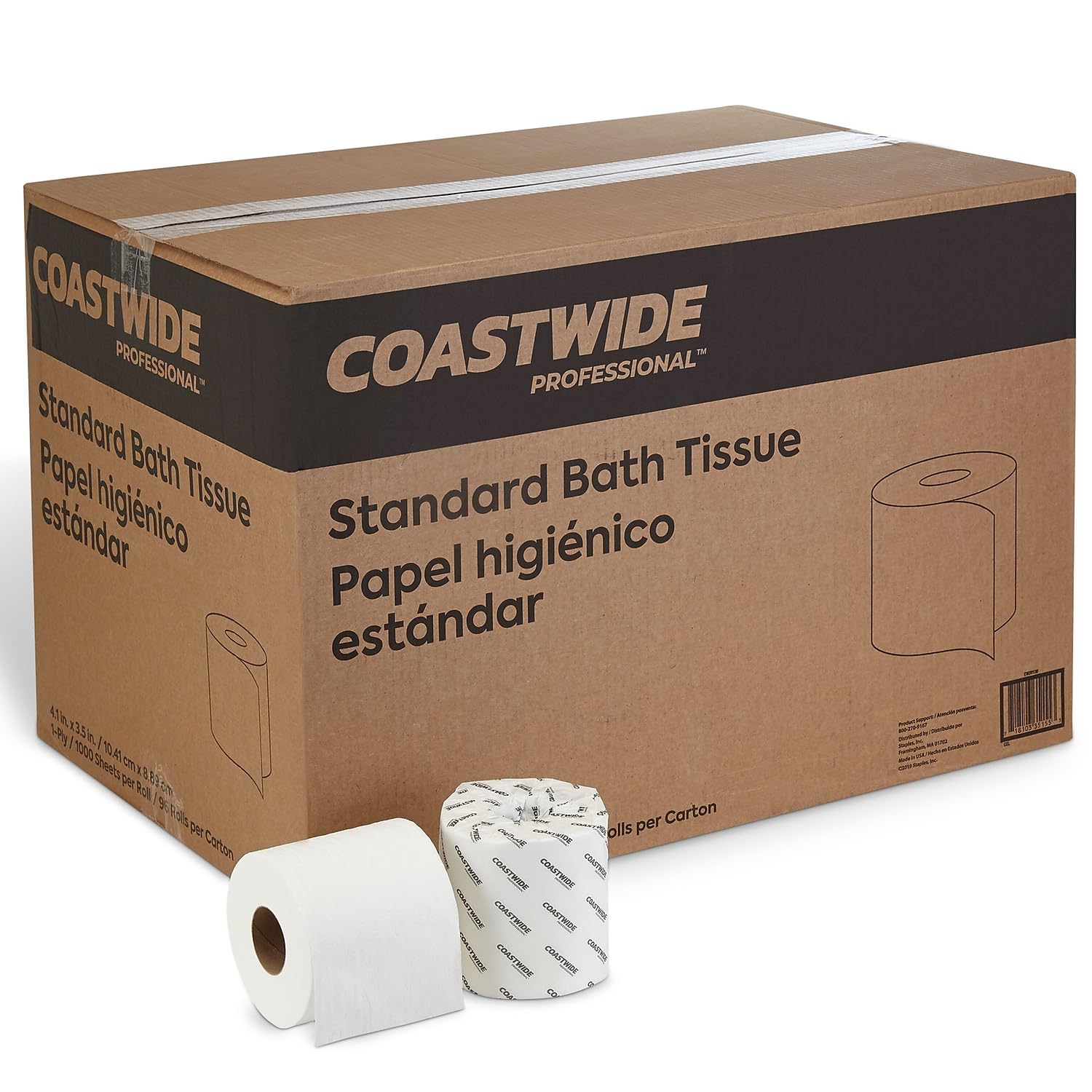 Coastwide Toilet Paper, 96 Rolls