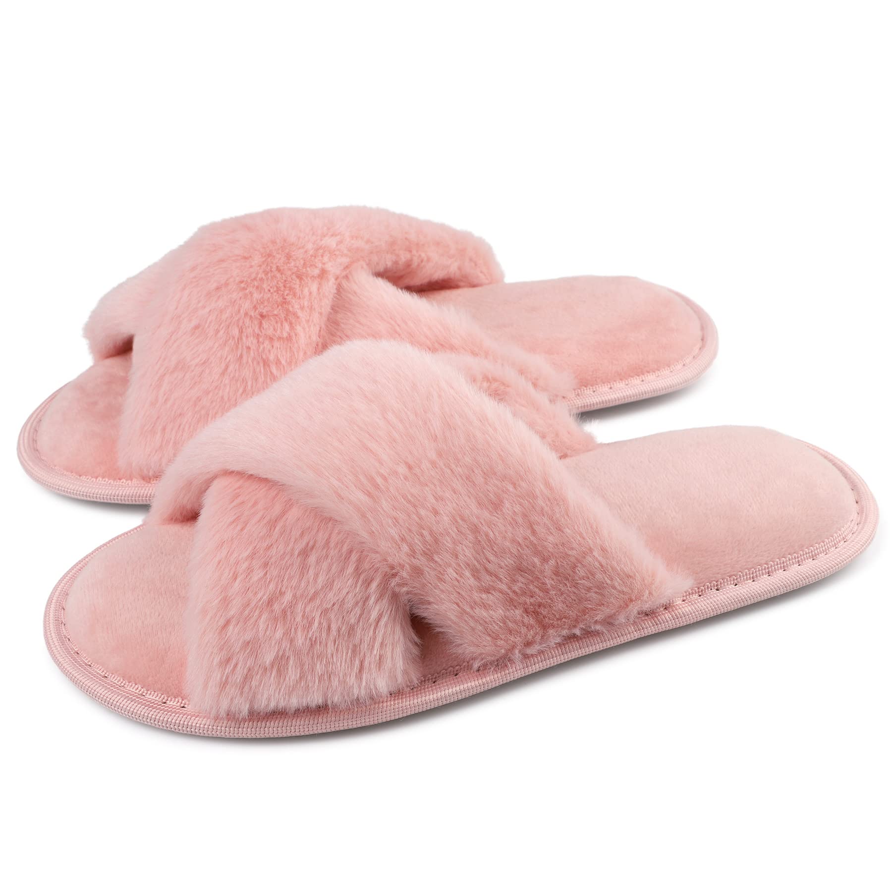 riemot Pantofole Donna in Memory Foam Ciabatte Invernali da Casa Calde leggere Comode Ciabatte Donna Antiscivolo Ciabatte Pelose Morbide Suola Scarpe Donna Invernali Indoor Outdoor