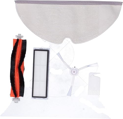 Miniatura 6 de Zerodis Aspiradora Accesorios Herramientas Cepillo Principal Cepillo Lateral Filtro Pantalla Cepillo Mopa Set Kit de Reemplazo Ajuste para Xiaomi 1C