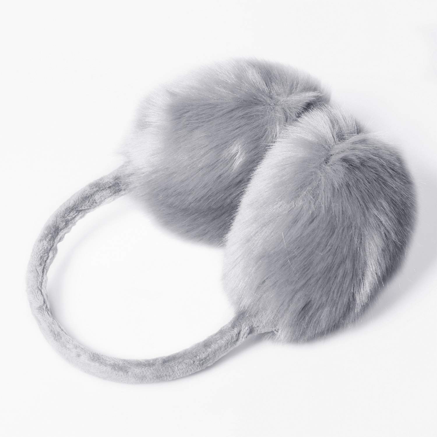 Justay Comf Earmuffs Invernali, Paraorecchie Invernali da Donna in Peluche Paraorecchie Inverno Paraorecchie per Esterno Paraorecchie Caldi di Peluche(Taglia unica/Marrone)