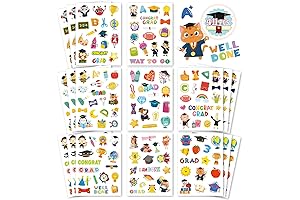 Kindergarten Graduation Party and Classroom Supply Sticker