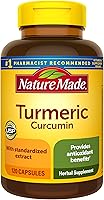 Vista 10 de Nature Made Curcumina de cúrcuma 500 mg, suplemento herbario para apoyo antioxidante, 60 cápsulas, suministro para 60 días