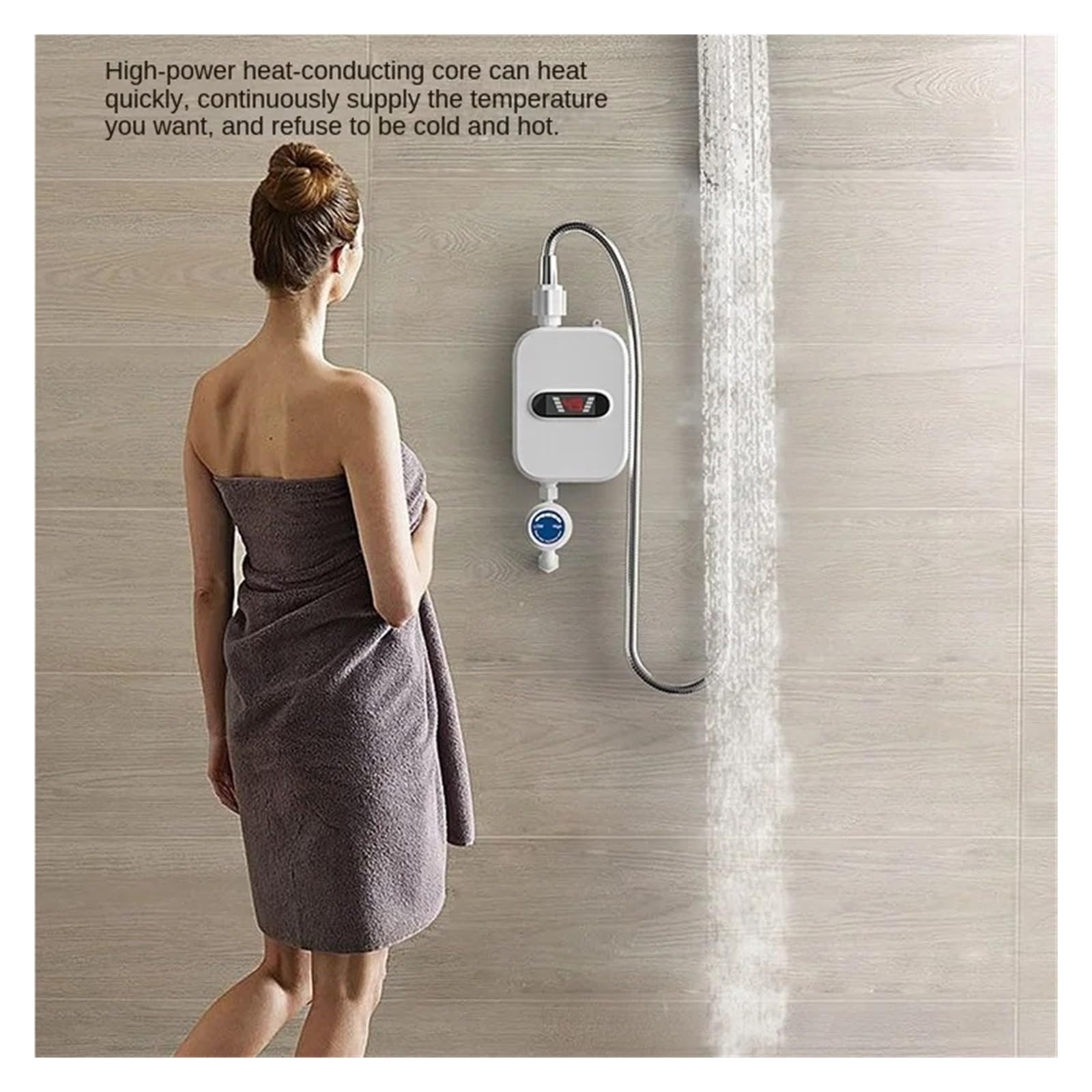 Scaldabagno Compatto A Richiesta Istantanea For Cucina Con Soffione Doccia For Bagno E Controllo Dela Temperatura Veloce E Comodo