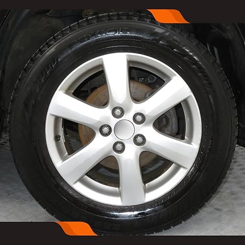 Miniatura 4 de TMS - Tapones centrales de rueda de 2.5 pulgadas para Toyota Corolla Camry Highlander RAV4, paquete de 4 (plateado, exterior de 2.5 pulgadas, 2.5