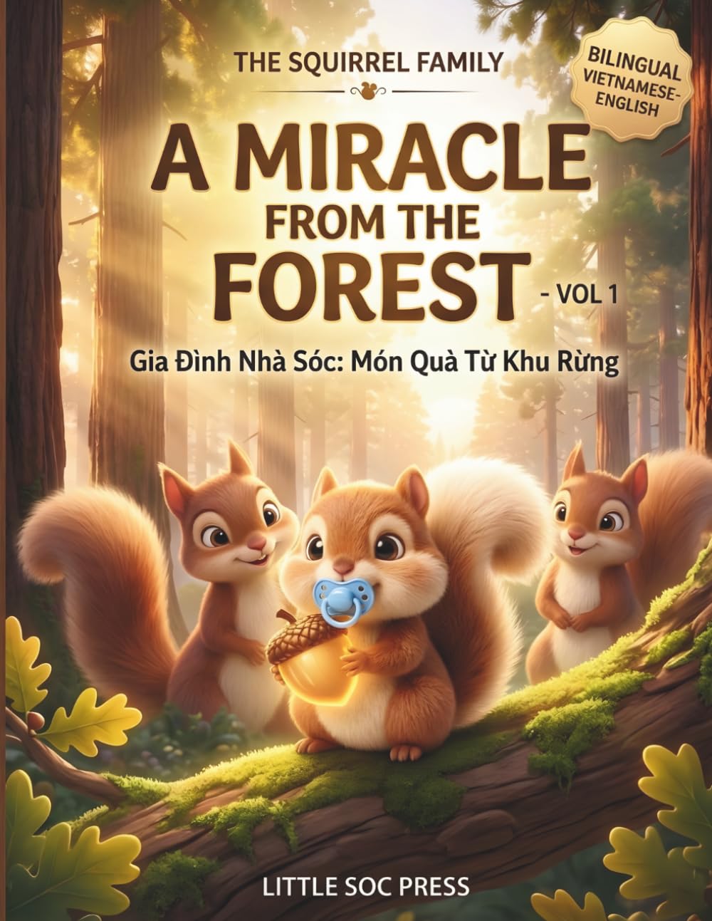 The Squirrel Family: A Miracle from the Forest: A Heartwarming Bilingual Vietnamese-English Children’s Book about Hope, Family, and New Beginnings (THE SQUIRREL FAMILY (GIA ĐÌNH NHÀ SÓC))