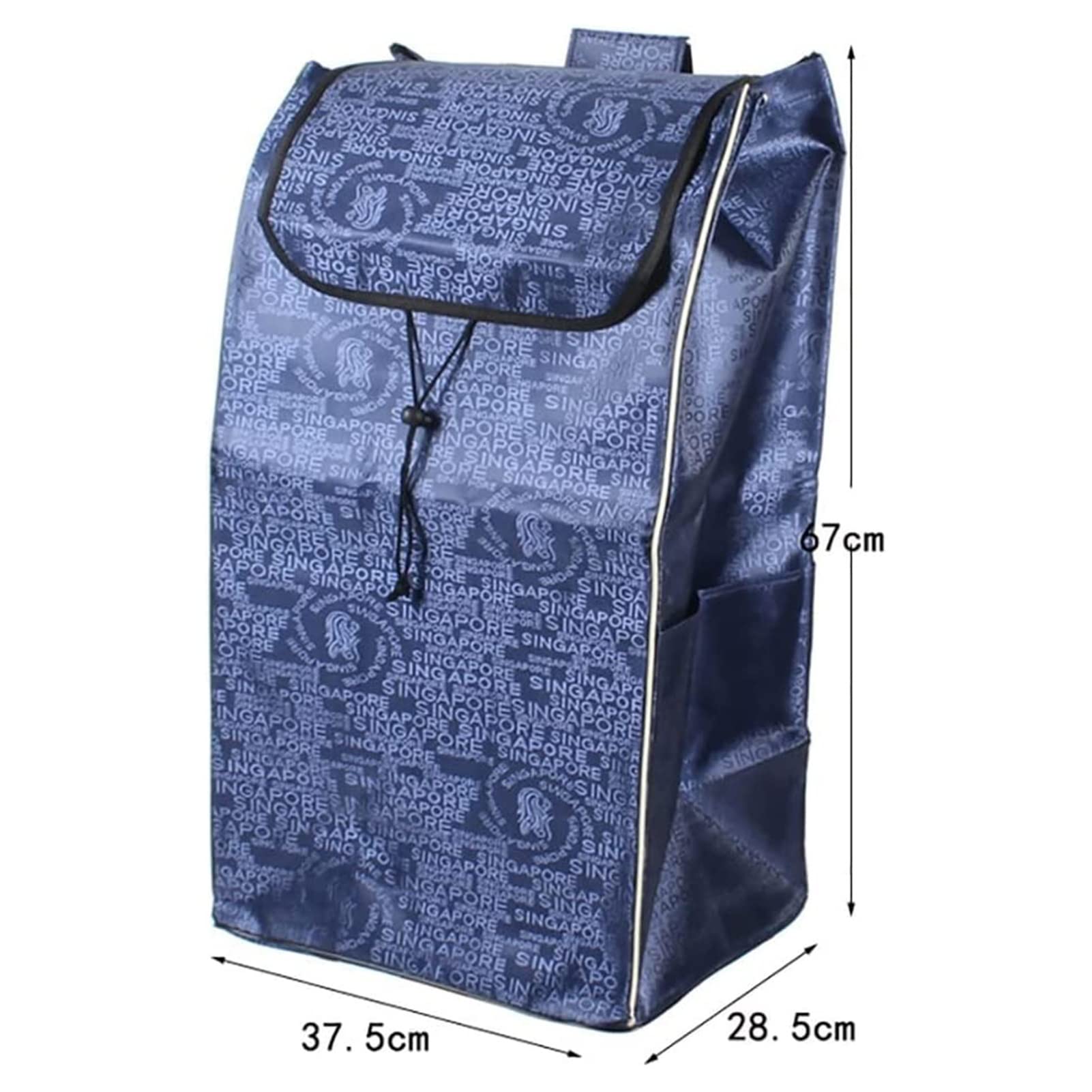 Sac De Rechange Imperméable Pour Caddie De Course - Tissu Oxford épais, Poches Pratiques