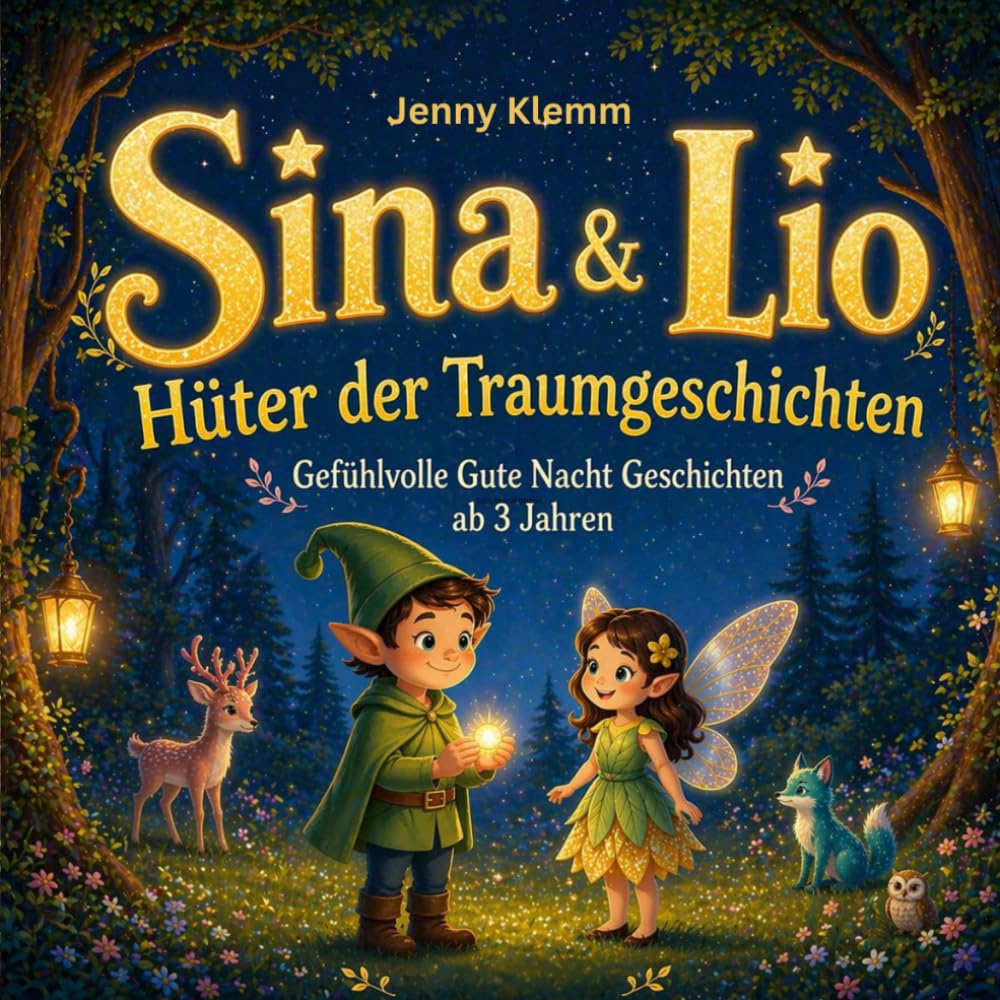 Sina & Lio Hüter der Traumgeschichten: Gefühlvolle Gute Nacht Geschichten ab 3 Jahren