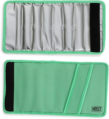Miniatura 9 de HOST Insta-Chill Slim - Enfriador de latas de gel y bolsa de hielo flexible congelable para latas delgadas de 12 onzas, color verde