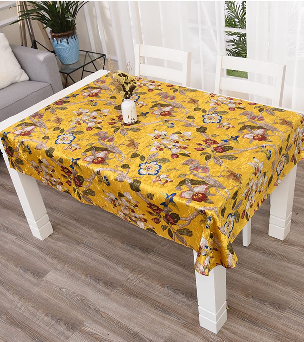 Samt Stoff NäHen 145 cm Breit Samtstoff Stoff 1m Meterware Zum NäHen Von Weich Und Elegant,MöBelstoff, MöBel Sitzbezug Stoff(Size:1.45 * 20m,Color:Colorful Flower 02)