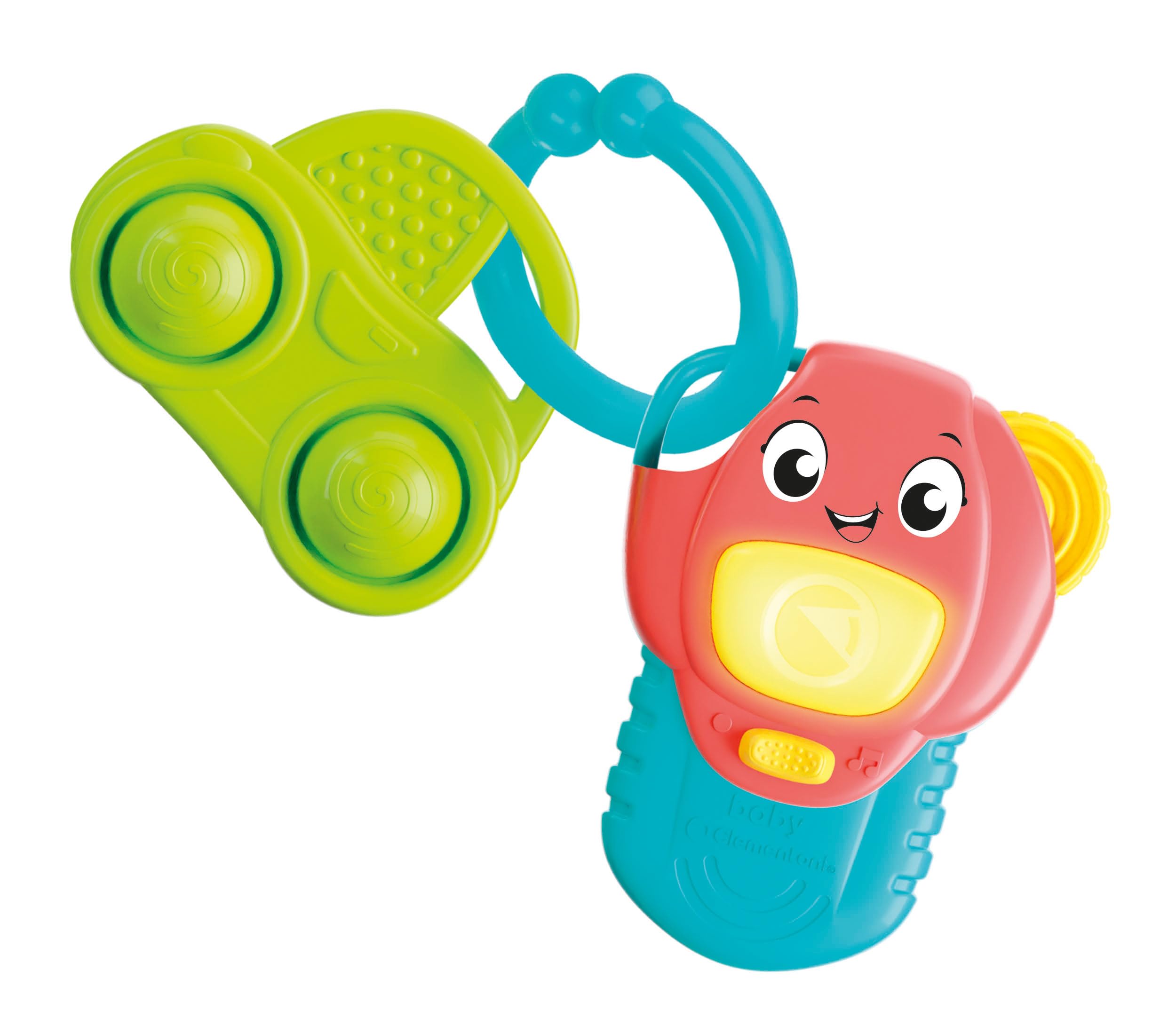 Clementoni Baby Infant Toys - My First Activity Keys - Early Development & Activity Toys, Interactive Music Toys, Lights & Sounds, Sensory Learning Toys, Toddler 3 Months, Batteries Included, 17893