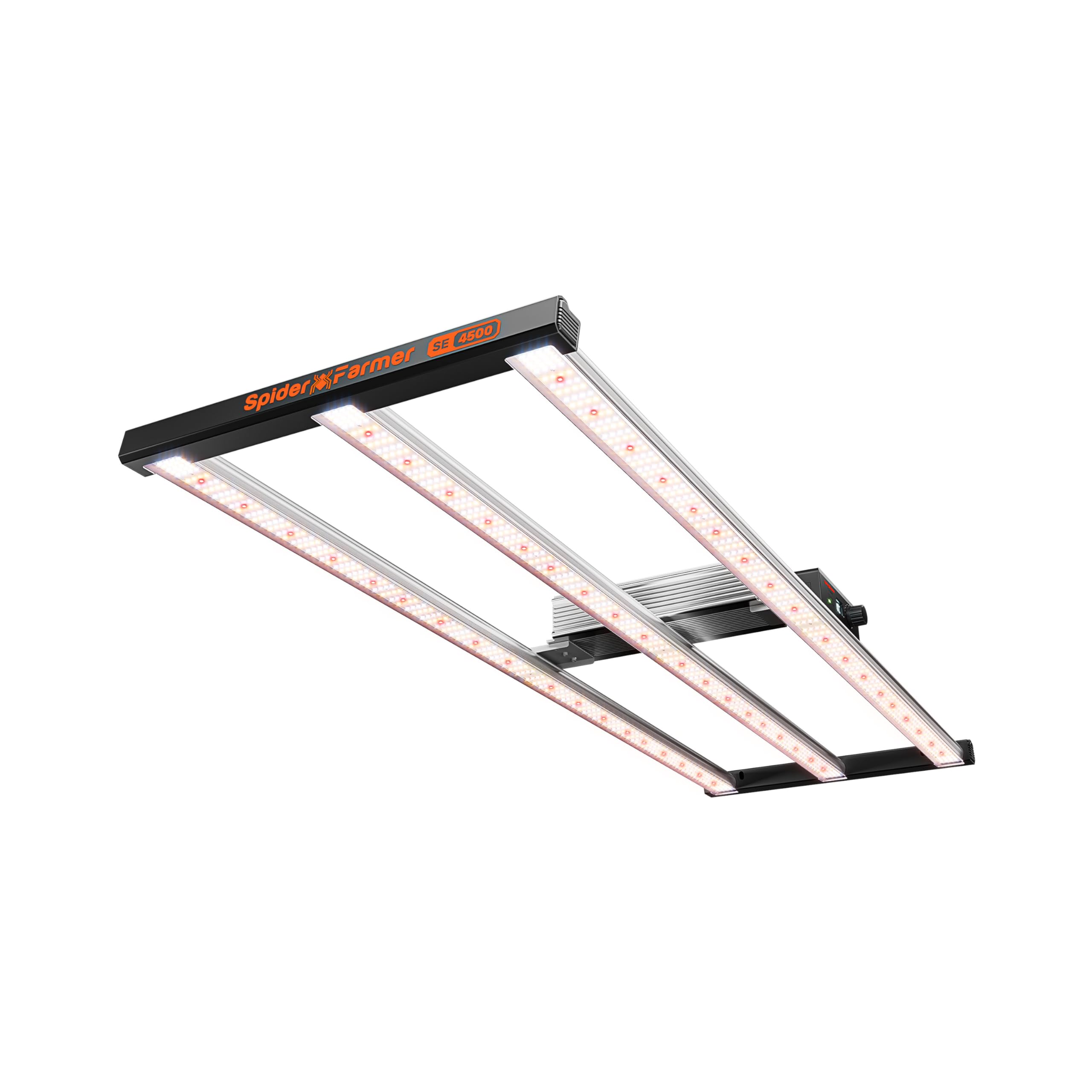 Spider Farmer SE4500 320W LED Grow Lights, Samsung LM301H EVO Diodes, 2025 Upgraded APP Remote, 2x4ft Coverage, Dimmable Grow Lamp Bar Style for