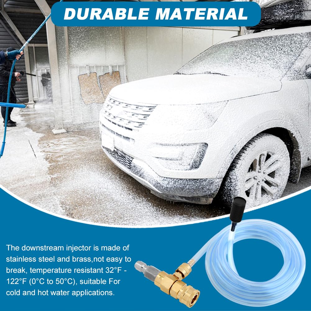 Raincovo Downstream Injector for Pressure Washer, Power Washer - Want
