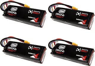 3DR Iris+ 3S 5100mAh 11.1V RC LiPo Drone Battery w/ XT60 Plug x4 packs by Venom - coolthings.us