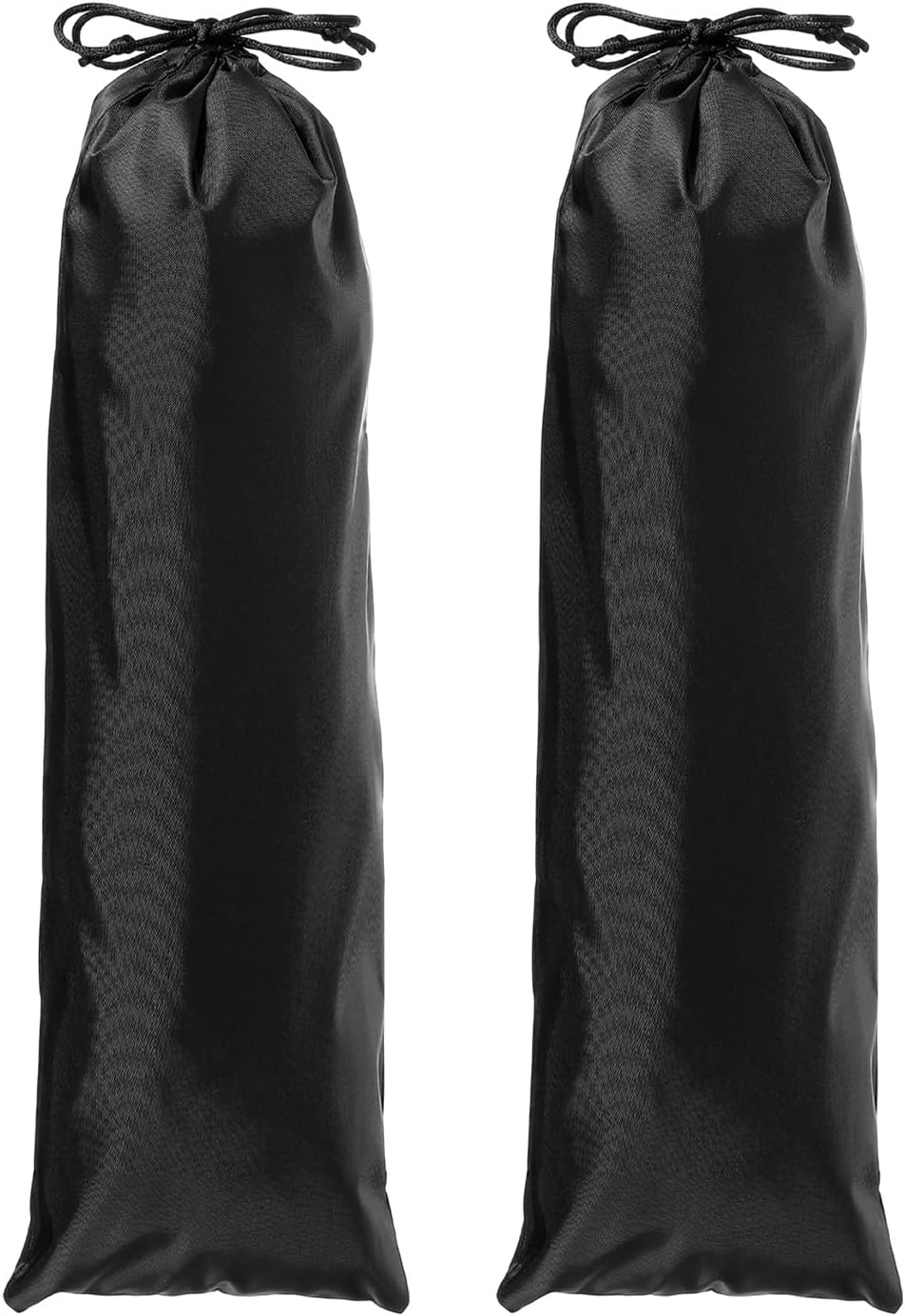 Tripod Case Bag, Nylon Tripod Storage Bag, Long Foldable Monopod Compact Carrying Organizer Pouch- Fitting for (Monopod/Light Stand/Umbrella/Travel) 24 x 6 In & 2 Pack & Black