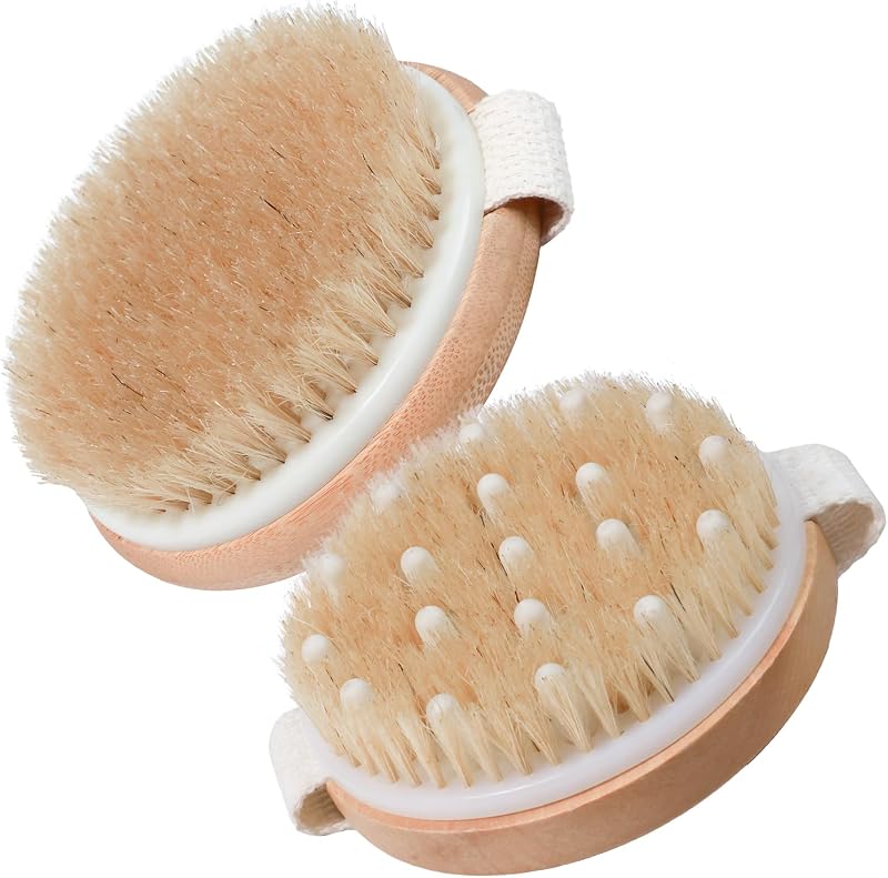 Escova corporal para banho Bryquelin, pacote com 2