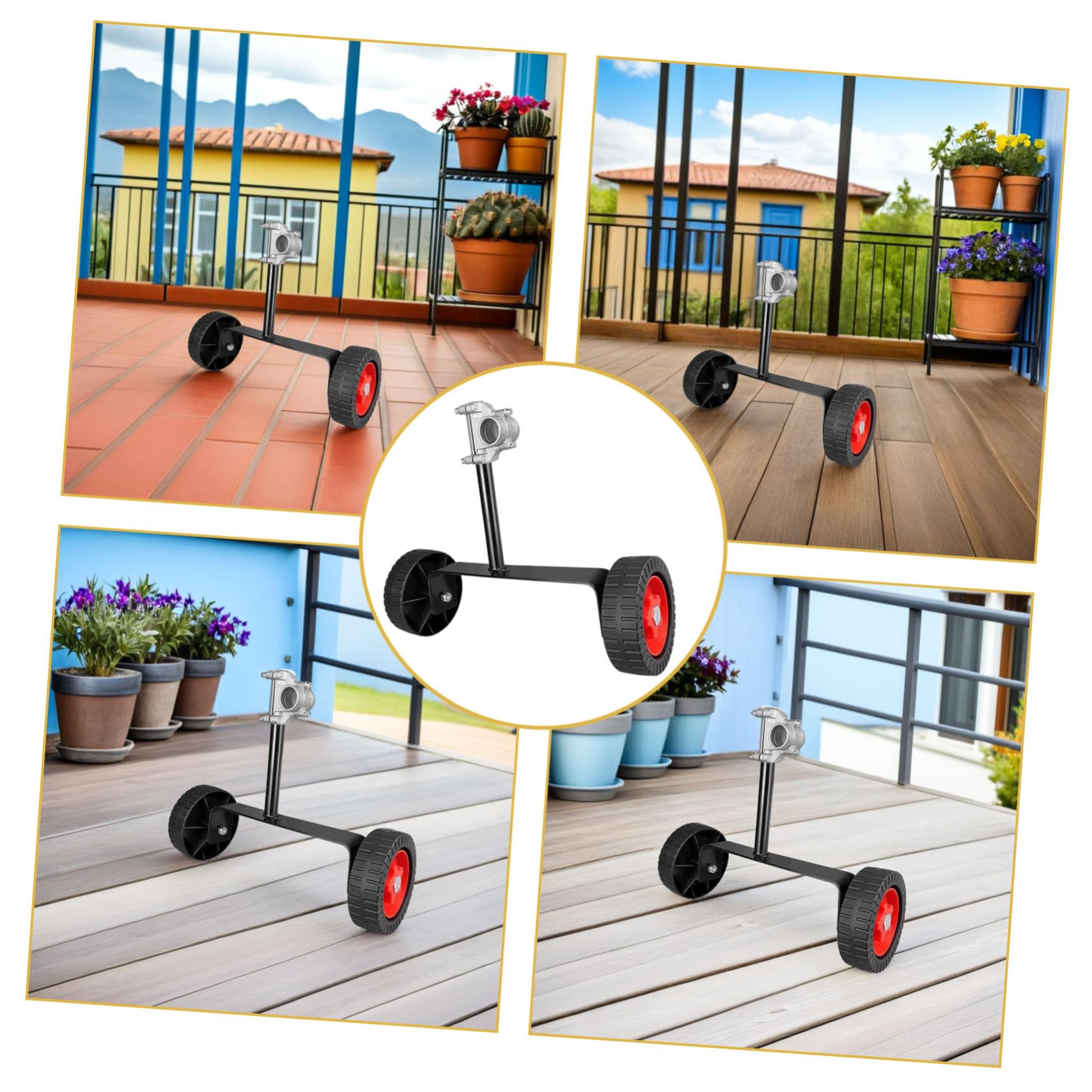 Abaodam Soporte de con Auxiliares de Estable y Duradera Eficiencia de Corte Ligero y Accesorio Compatible para Cortadoras de Césped