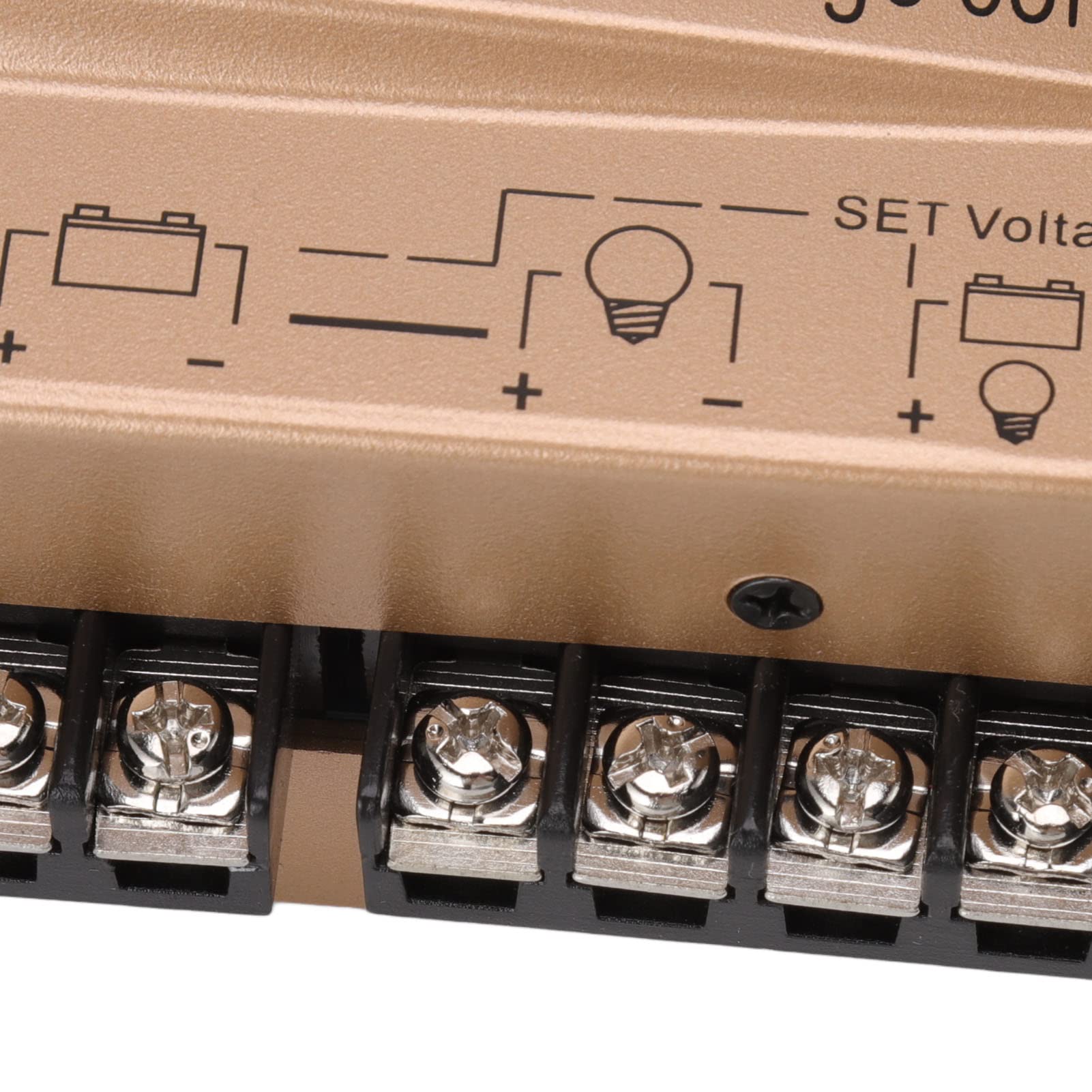 Regolatore Solare per Energia Eolica, Regolatore di Carica Solare Eolica ABS MPPT 12V 24V 36V 48V 60V 30A Display LCD Uscita USB per Utenti di Sistemi Solari Eolici per Illuminazione Stradale