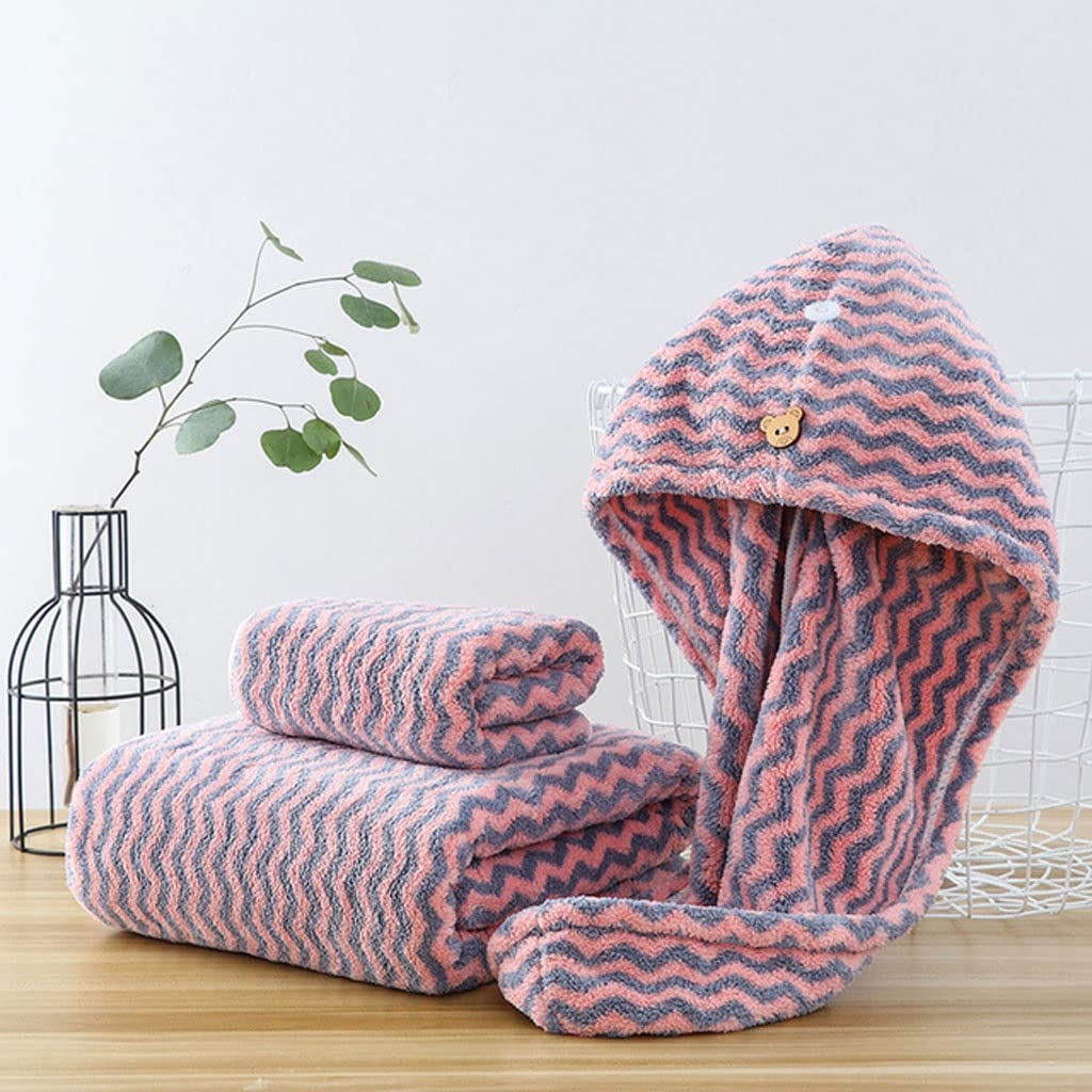 Serviette de bain super absorbante en coton, kit 3 pièces haute densité pour adulte