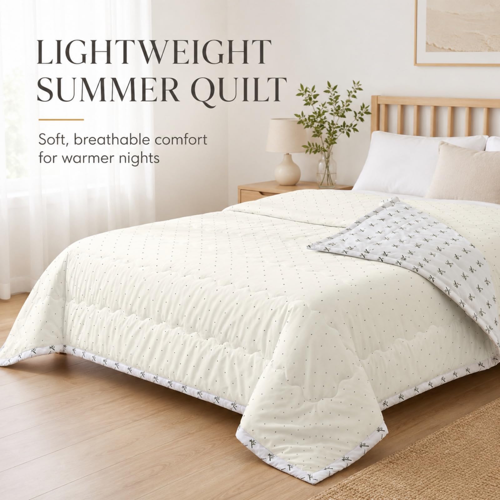 Odot Edredón sin Funda 2.5 TOG (Diamante 6,200x220cm) | Relleno de Microfibra Suave y Transpirable. Edredón de Verano Ligero y Lavable para Noches Cálidas de Verano y uso Diario