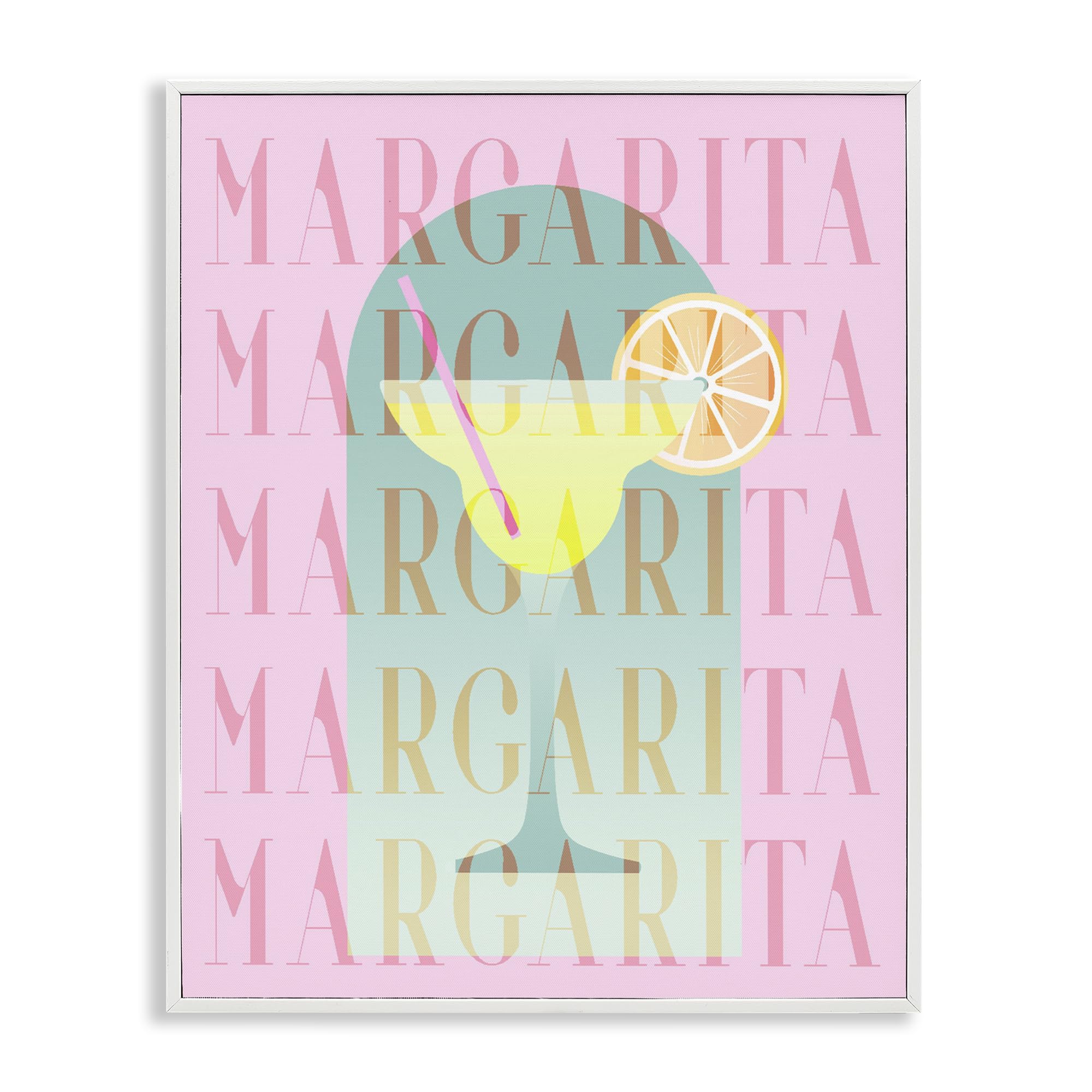 Cadre photo Stupell Industries Giclée rétro pastel décoration murale chic