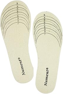 Nument Shoes Insoles for Kids Children Cotton Canvas Shoes Insole Double-Sided Cutting for Spring Autumn Winter Free Cut 1 Pair