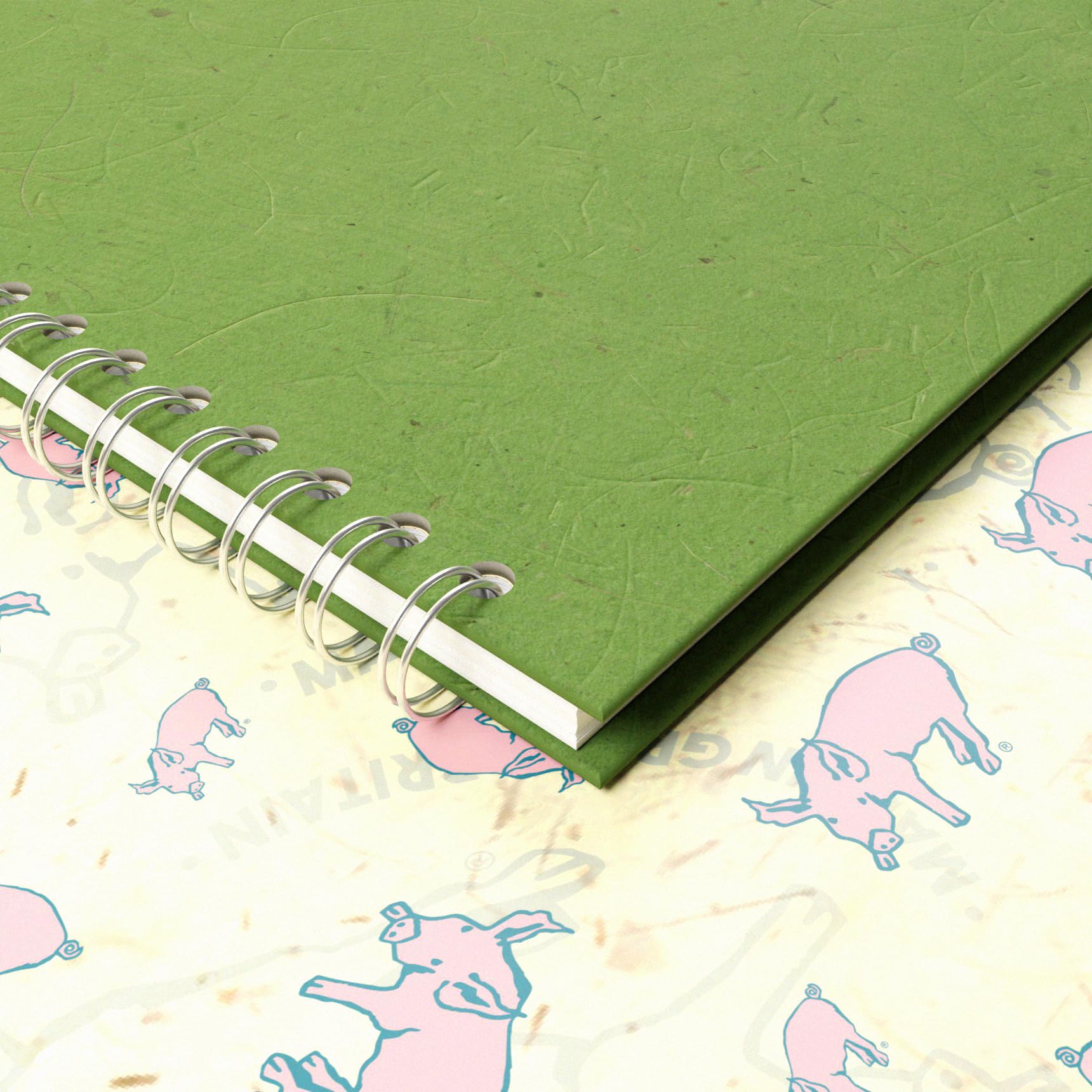 Pink Pig A3 Portrait Sketchbook | White Cartridge, 35 Leaves | Banana Berry