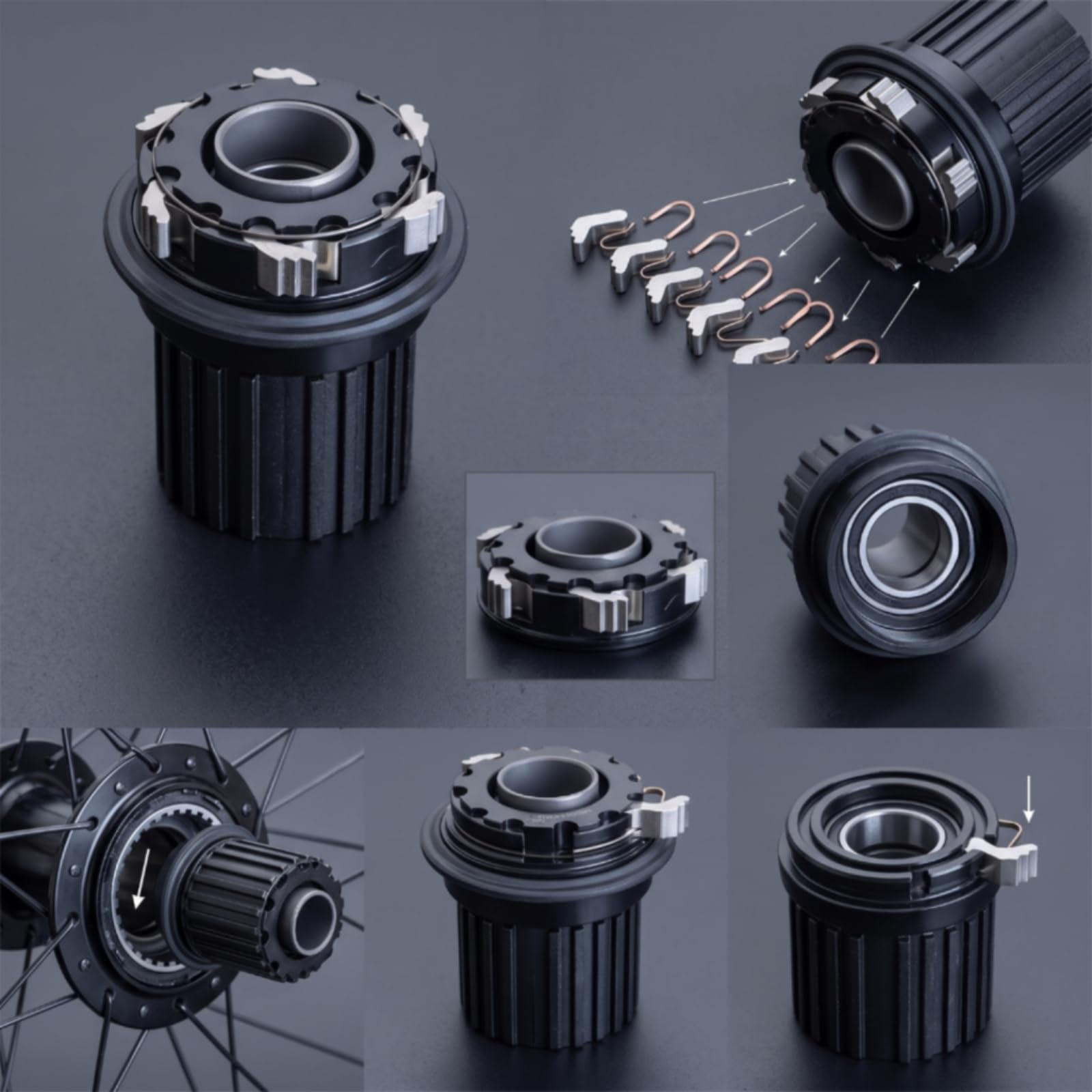 Cuerpo Buje con Driver Estriado 12 Velocidas con 120 Puntos Enganche y Eje 15 Mm con Sello Incluidos para Transmisión Potencia Confiable