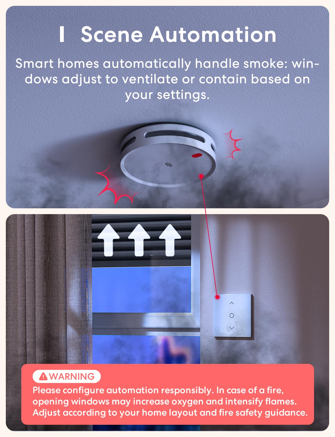 meross Interruttore per tapparelle opaco Smart (cavo neutro necessario), interruttore per tenda compatibile con HomeKit, Alexa e Google Home, controllo percentuale, controllo vocale e telecomando