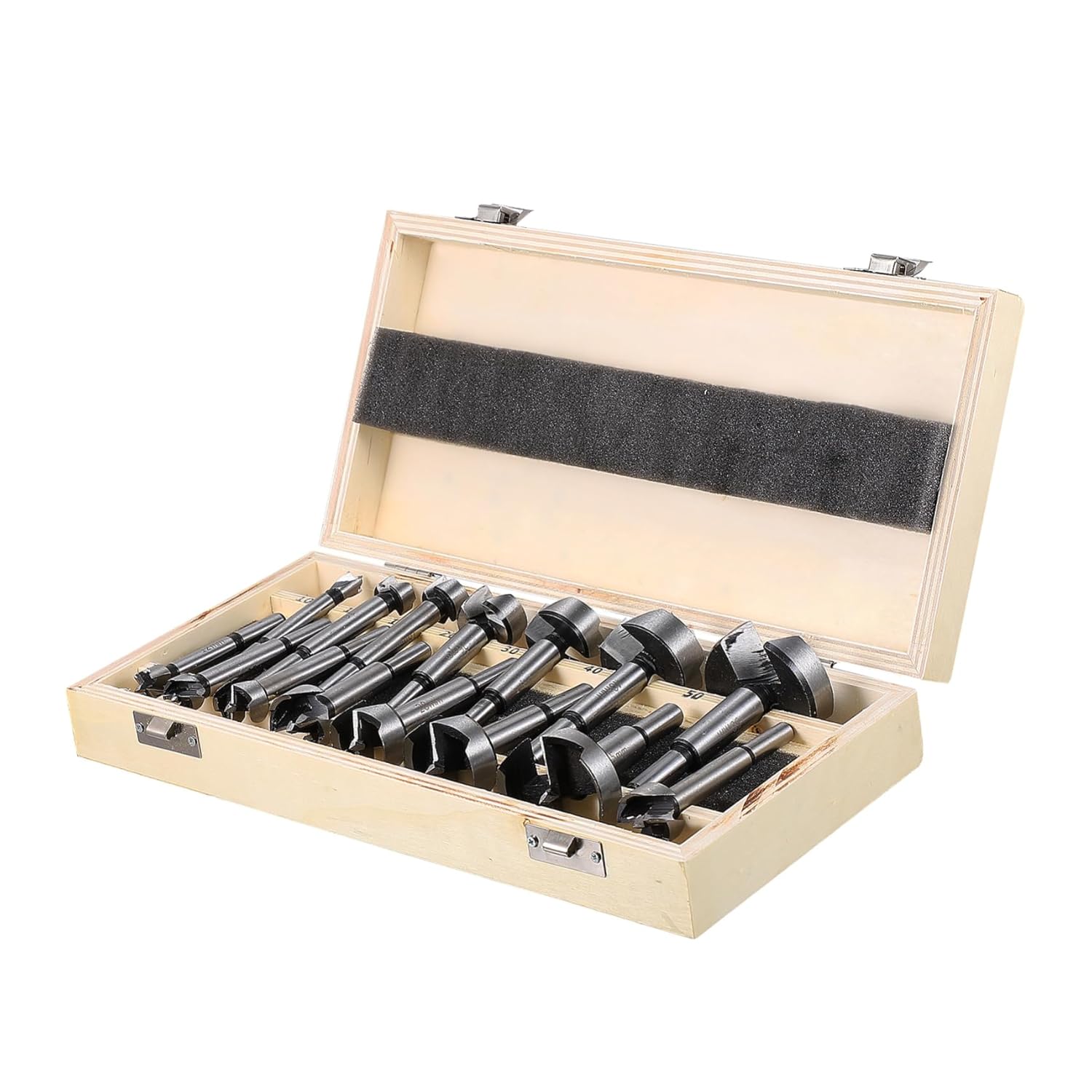 Lurrose 15pcs Woodworking Tool Hole Opener Drill Bits Flat Drill Bit for Drilling Wood Plastics Plywood