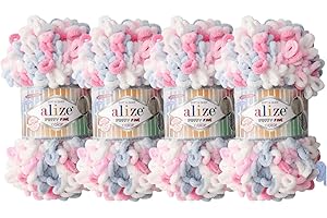 Alize Puffy Fine Color Baby Blanket Yarn