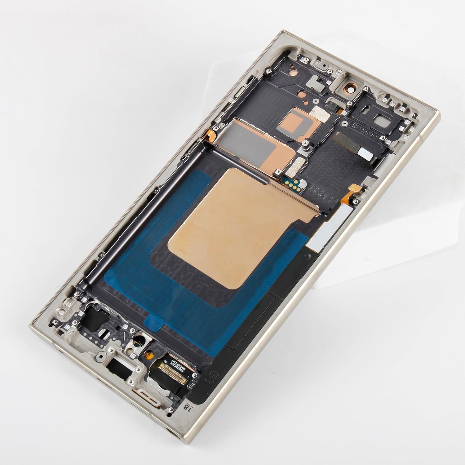 AMOLED Galaxy S24 Ultra LCD (Fingerprint Support) 6.78"+Titanium Gray/Violet/Orange Frame LCD Screen Replacement S928U S928A for Samsung Galaxy S24 Ultra Display Touch Digitizer Assembly