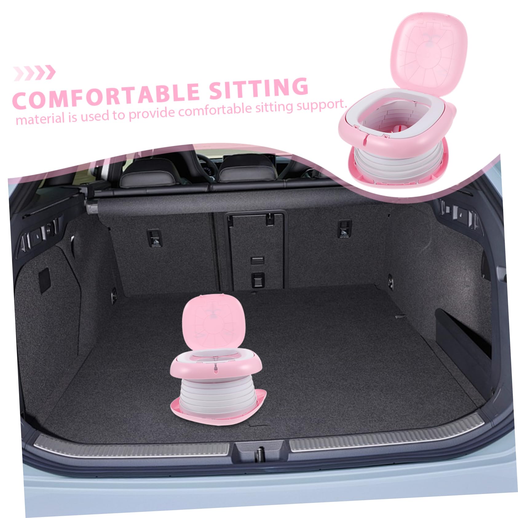 SECFOU Inodoro De Entrenamiento Para Pequeños Orinal De Baño Para Viaje Orinal Portátil Para Exterior