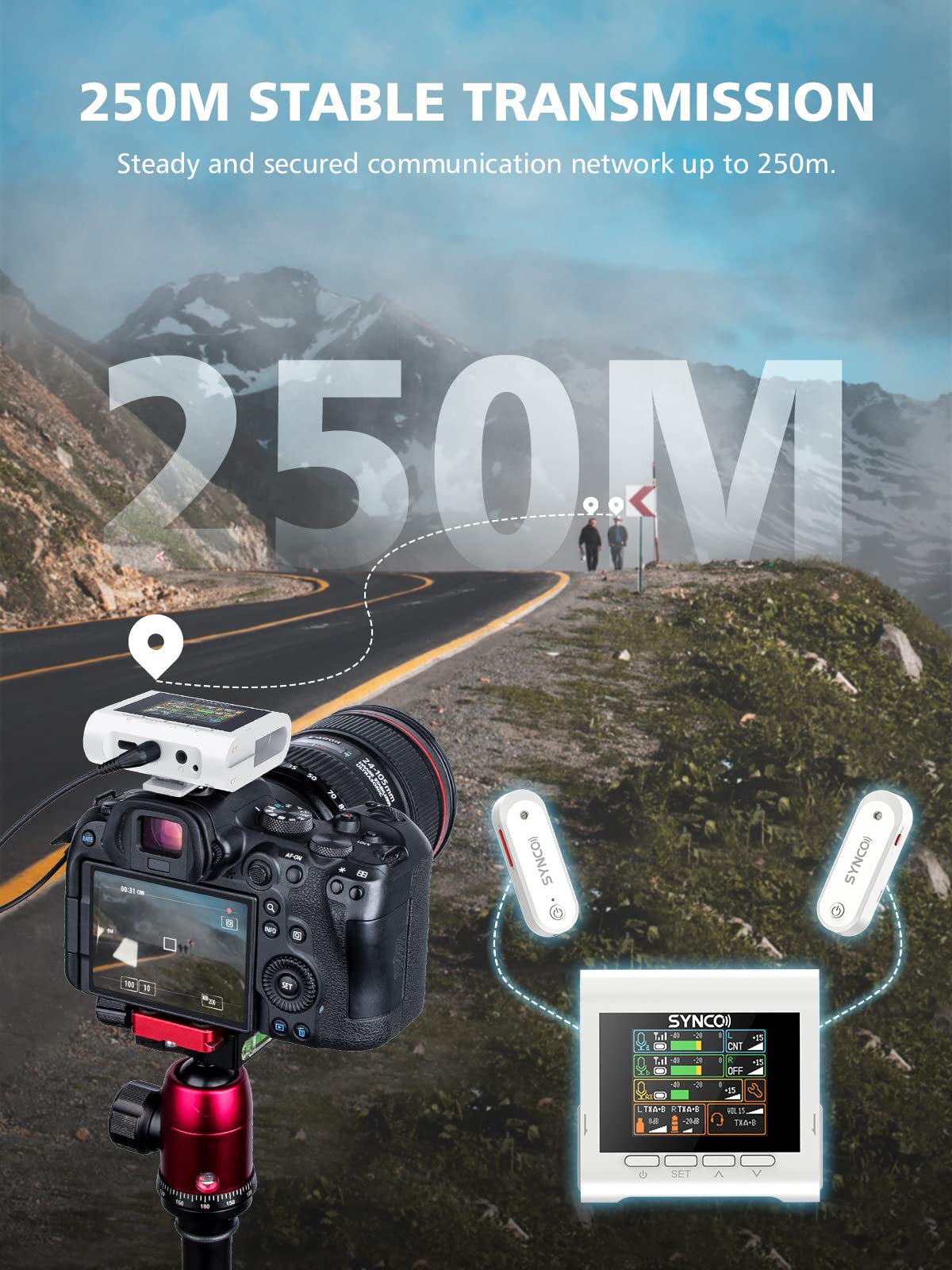 Microfono Wireless SYNCO G3 2.4G Con Ricevitore A Doppio Canale - Foto 4