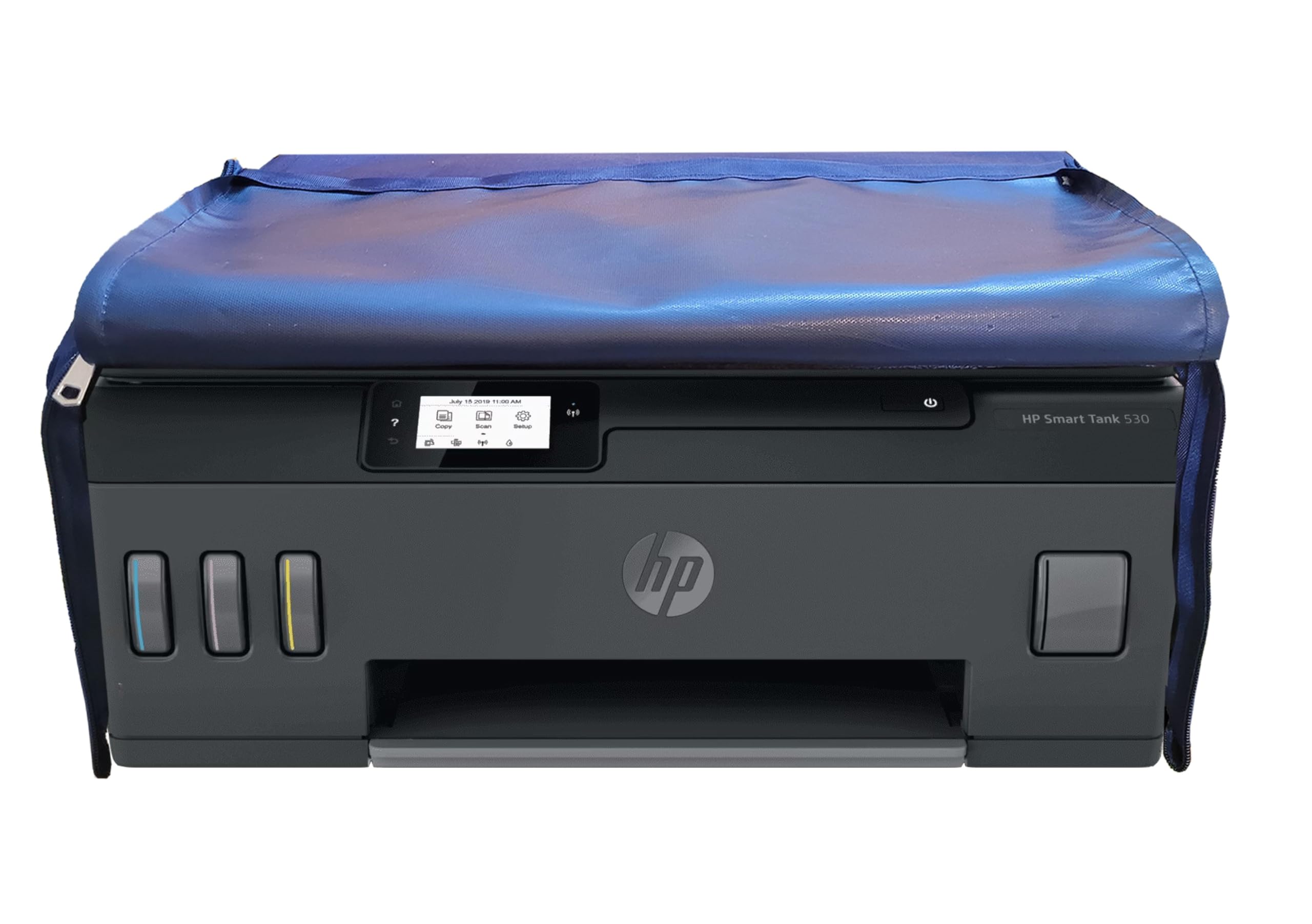 Protectio Chain Printer Cover for HP Smart Tank 530 Wireless All-in-One, Blue, Front and Back Zippers, Dustproof, Washable/ Premium Quality / chain printer cover 1st time. (B0D94TW3NS) Amazon Price History, Amazon Price Tracker