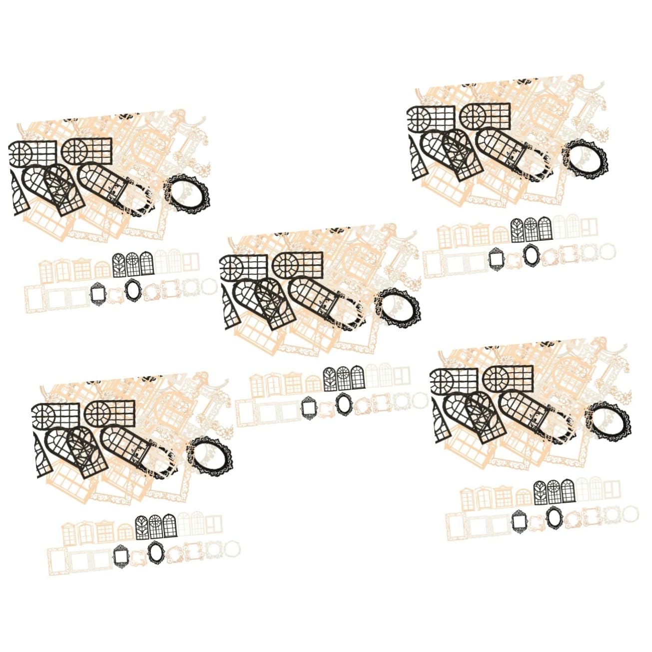 Tofficu 200pezzi Carta Scrapbooking Lace Materiali Per Decorazioni Artistiche e Progetti Creativi Adatti Per Biglietti Augurali e Origami Stile Retro e Varie Fantasie