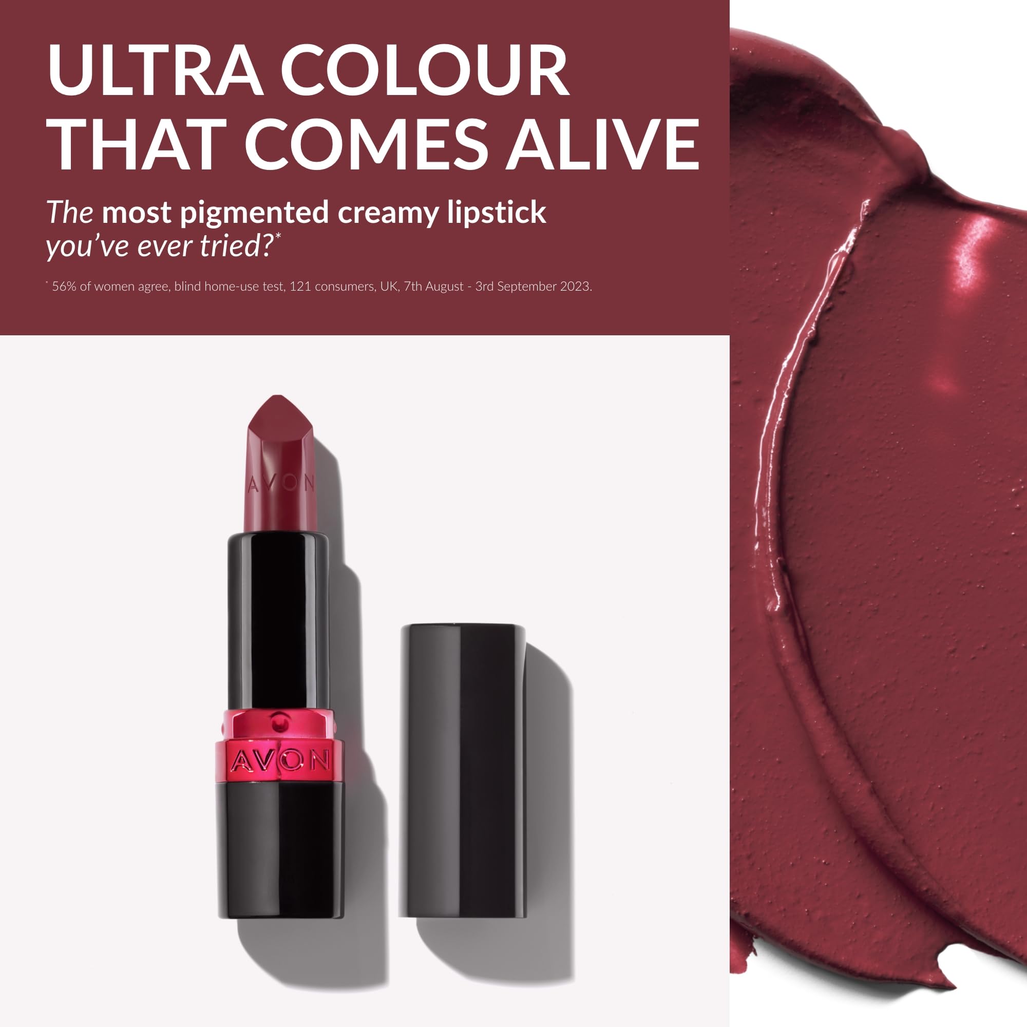 Avon Ultra Creamy Satin-finish Lipstick Chic with Vitamin E - Image 2